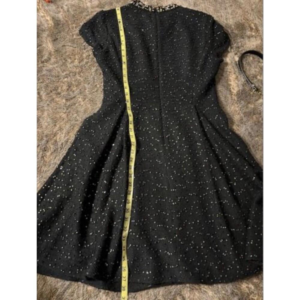 Vince Camuto dress size 14, Black with Stoned collar Party dress new year - Picture 5 of 10